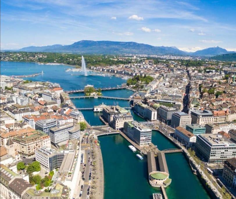 Modern'Blue - Gare Annemasse A 3Min-Geneve Acces Direct Lejlighed Eksteriør billede